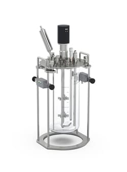 IKA™ Habitat Ferment Bioreactor 5 L Single-Walled Glass Vessel Package