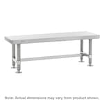 Metro™ Stainless Steel Gowning Bench