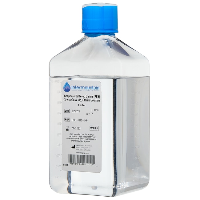 Phosphate Buffered Saline (PBS) 1X without Ca and Mg, pH 7.2