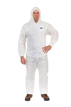 International Enviroguard™ Body Filter 95+ Coveralls with Hood, Elastic Wrists and Ankles
