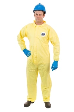 International Enviroguard™ ChemSplash 1 Chemical Splash Coveralls with Serged Seams, Elastic Wrists and Open Ankles