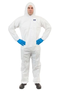 International Enviroguard™ ValuGuard MP™ Lightweight Microporous Coveralls with Attached Hood, Elastic Wrists and Ankles