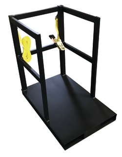 Justrite&trade;&nbsp;Gas Cylinder Forklift Pallet, End Loaded