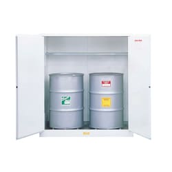 JUSTRITE&nbsp;Drum Storage Cabinets, 100 gal., Manual Close
