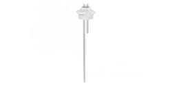 Justrite™ Polypropylene, Platinum-cured Silicone, Open Top Carboy Cap with Two 1/2 in. Molded-In Hose Barbs and Tubing for Aspetic Fluid Handling, 120 mm