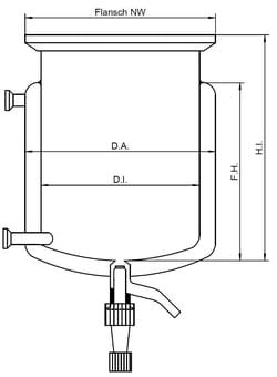 KGW Isotherm Heatable Reaction Vessels with Thermal Jacket 2 L | Buy Online | KGW Isotherm&trade; | Fisher Scientific