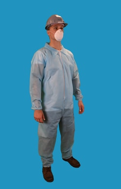 Keystone Safety&nbsp;Heavy-Duty Polypropylene Coveralls, CVL-NW-HD-E