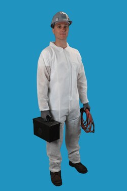 Keystone Safety&nbsp;Heavy-Duty Polypropylene Coveralls, CVL-NW-HD-E