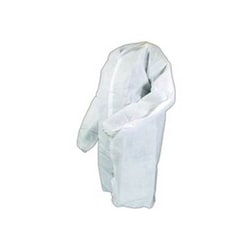 Keystone Safety&nbsp;White SMS Lab Coats, Snap Front, Elastic Wrists