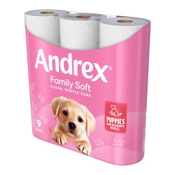 Kimberly-Clark Professional Andrex Family Soft Toilet Tissue 5 x 9 Rolls | Buy Online | Kimberly-Clark Professional | Fisher Scientific