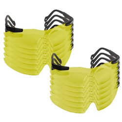 Ansell Smith Wesson Magnum 3G Safety Glasses Black Frame; Amber lens:Personal