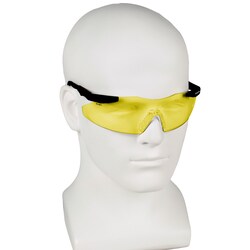 Ansell Smith Wesson Magnum 3G Safety Glasses Black Frame; Amber lens:Personal
