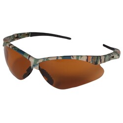 KleenGuard Nemesis Safety Glasses Frame Color: Camouflage, Lens Tint: Bronze,