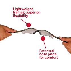 KleenGuard Nemesis Safety Glasses Frame Color: Camouflage, Lens Tint: Bronze,