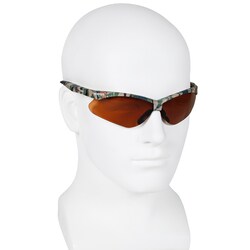 KleenGuard Nemesis Safety Glasses Frame Color: Camouflage, Lens Tint: Bronze,