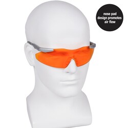 Ansell Smith Wesson Magnum 3G Safety Glasses Orange lens tint:Personal