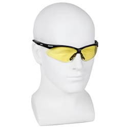 KleenGuard Nemesis Safety Glasses Frame Color: Black, Lens Tint: Amber,