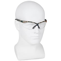 KleenGuard Nemesis Safety Glasses Frame Color: Camouflage, Lens Tint: Clear,