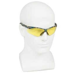 KleenGuard Nemesis Safety Glasses Frame Color: Camouflage, Lens Tint: Amber,