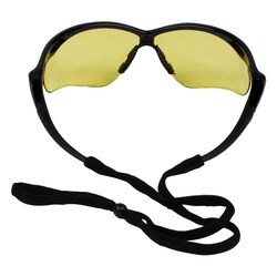 Ansell KleenGuard Nemesis CSA Safety Glasses Lens tint: Amber; Frame color: