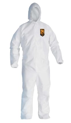 Ansell KleenGuard™ A20 Coveralls, Elastic Back, Wrists and Ankles with Attached Hood
