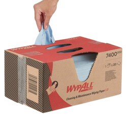 Kimberly-Clark WypAll L20 reng rings- og vedligeholdelsesaft rringspapir, BRAG Boks Bl&aring; | Buy Online | Kimberly-Clark&trade; | Fisher Scientific