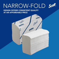 Kimberly-Clark Professional Scott Essential Narrow-Fold Paper Hand Towels White | Buy Online | Kimberly-Clark Professional&trade; | Fisher Scientific