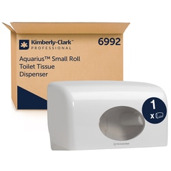 Aquarius&trade;&nbsp;Small Roll Double Toilet Roll Dispenser