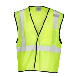 Kishigo Single Pocket Hook and Loop Mesh Vest