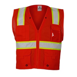 Kishigo Enhanced Visibility Multi Pocket Mesh Vest