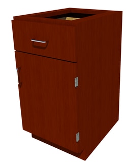 Fisherbrand&trade;&nbsp;Standing Height Wood Cabinet, 18 in. Wide
