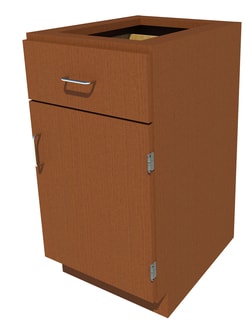 Fisherbrand&trade;&nbsp;Standing Height Wood Cabinet, 18 in. Wide