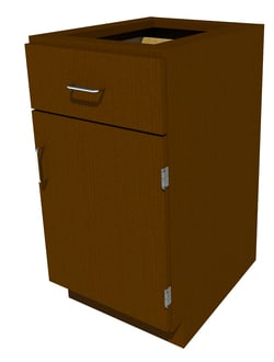 Fisherbrand&trade;&nbsp;Standing Height Wood Cabinet, 18 in. Wide