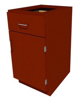 Fisherbrand&trade;&nbsp;Standing Height Wood Cabinet, 18 in. Wide