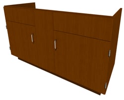 Fisherbrand&trade;&nbsp;Standing Height Wood Sink Cabinet