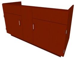 Fisherbrand&trade;&nbsp;Standing Height Wood Sink Cabinet