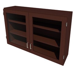 Fisherbrand Wood Wall Cabinet, 48 in. Wide