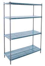 Fisherbrand™ Stationary Shelving with Polymer Shelf Mats