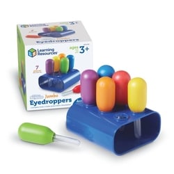Learning Resources Primary Science™ Jumbo Eyedroppers with Stand