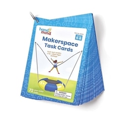 Hand2Mind Cards, Makerspace 6-8, with Ring, Set of 72