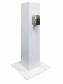 Lime Media 5 Gallon Hand Sanitizer Floor Stand with Stainless Steel Touchless