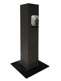 Lime Media 5 Gallon Hand Sanitizer Floor Stand with Stainless Steel Touchless