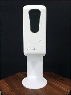 Lime Media&nbsp;Hand Sanitizer Table Top Stand with Touchless Dispenser