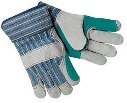 MCR Safety A-Select Shoulder Split Cowskin Leather Double Palm Work Gloves