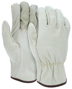 MCR Safety&nbsp;Select Grade Unlined Grain Pigskin Leather Drivers Gloves