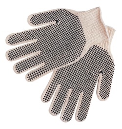 MCR Safety Regular Weight Natural Cotton/Polyester Gloves with PVC Dots (2 Sides) X-Small | Buy Online | MCR Safety | Fisher Scientific
