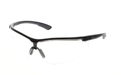 MCR Safety Klondike KD7 Black/Gray, Clear UV-AF Lens Tint: Clear:Personal