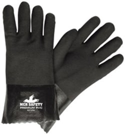 MCR Safety&nbsp;Textured PVC Coated Work Gloves with Interlock Lining