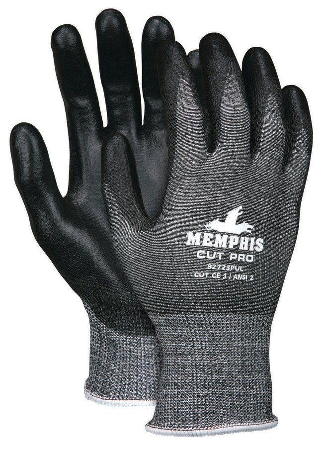 MCR Safety Memphis Cut Pro 13ga HPPE, Black PU Fisher Scientific