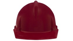 MSA Topgard Protective Caps With Fas-Trac Ratchet Suspension; Color: Red:Personal